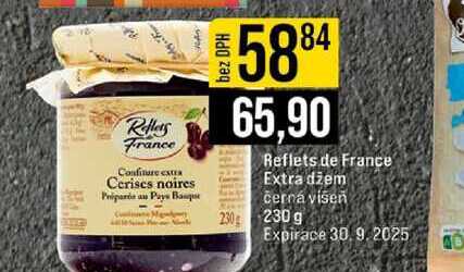 Reflets de France Extra džem černá višeň 230 g 