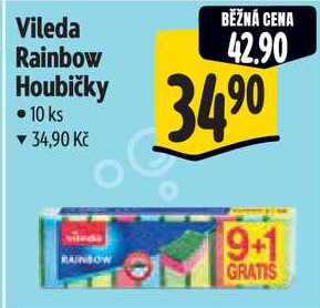 Vileda Rainbow Houbičky, 10 ks