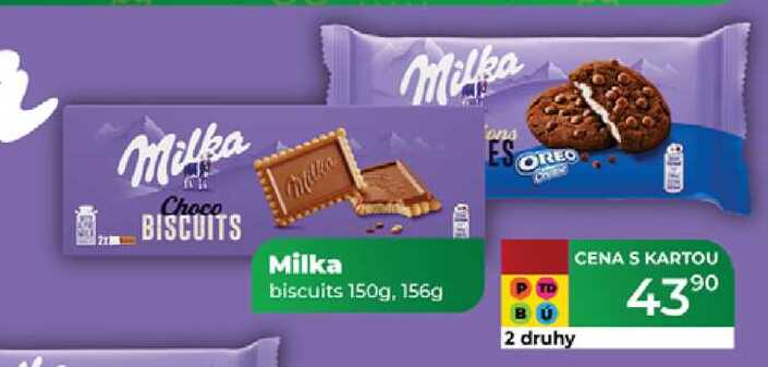 Milka biscuits 150g, 156g 