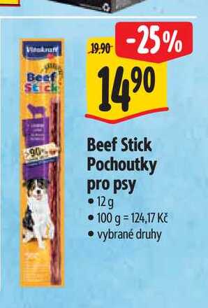   Beef Stick Pochoutky pro psy  12g  