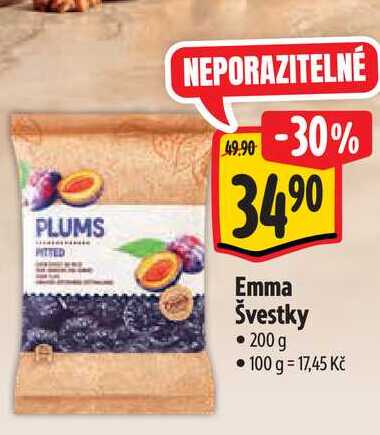   Emma Švestky  200 g  