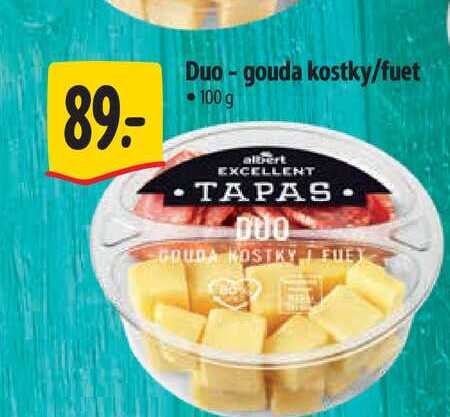 Duo-gouda kostky/fuet 100 g 