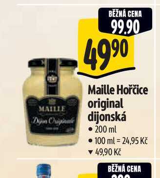   Maille Hořčice original dijonská 200 ml 