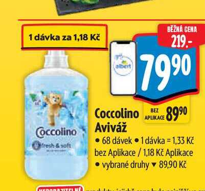  Coccolino Aviváž 68 dávek