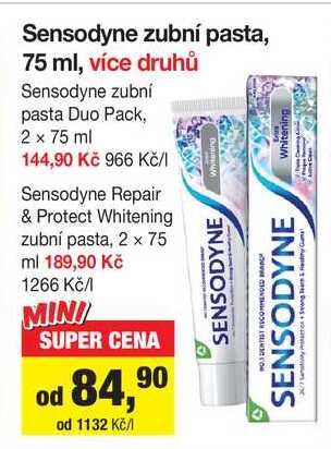 Sensodyne Repair & protect zubní pasta 2x75ml