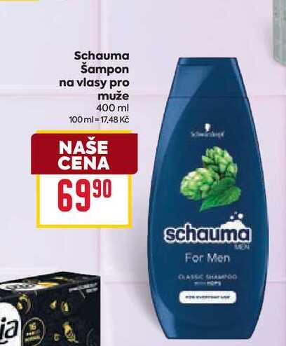 Schauma Šampon na vlasy pro muže 400 ml 