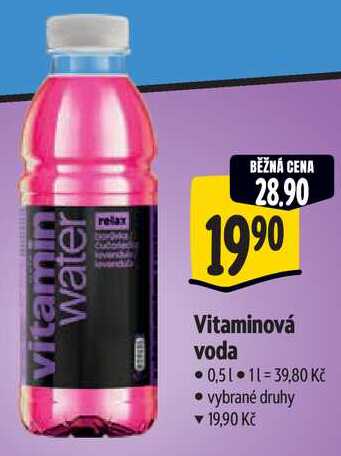 Vitaminová voda, 0,5 l