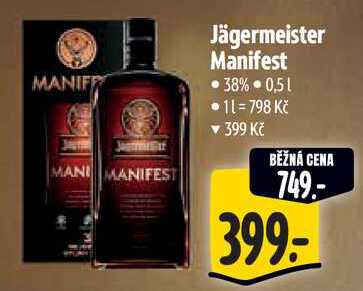 Jägermeister Manifest, 0,5 l