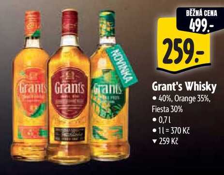 Grant's Whisky, 0,7 l