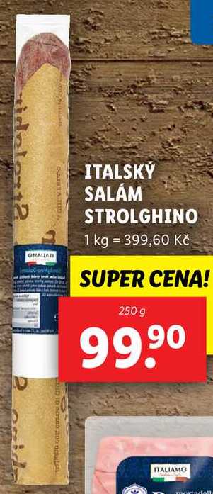 ITALSKÝ SALÁM STROLGHINO, 250 g