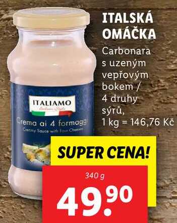 ITALSKÁ OMÁČKA, 340 g
