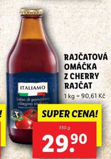 RAJČATOVÁ OMÁČKA Z CHERRY RAJČAT, 330 g