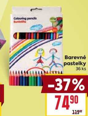 Colouring pencils Barevné pastelky 36 ks