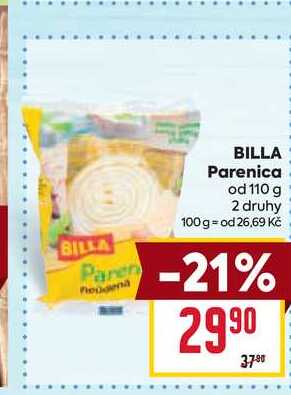 BILLA Parenica od 110 g