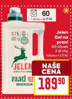 Jelen Gel na praní 60 dávek