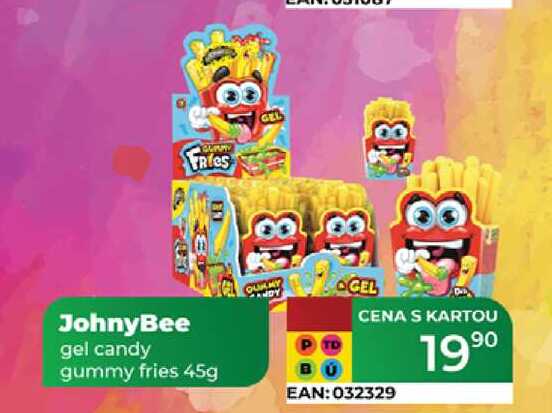 JohnyBee gel candy gummy fries 45g  
