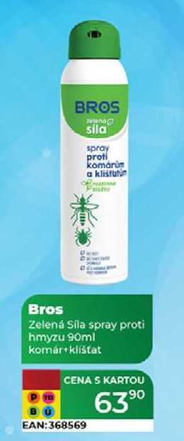 Bros Zelená Síla spray proti hmyzu 90ml 