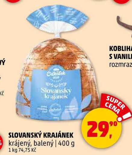SLOVANSKÝ KRAJÁNEK krájený, balený, 400 g