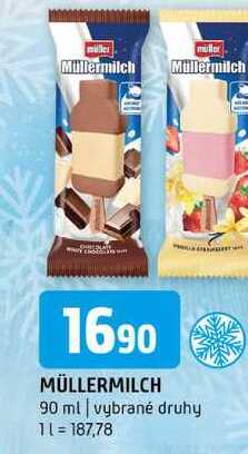 MÜLLERMILCH 90 ml vybrané druhy 