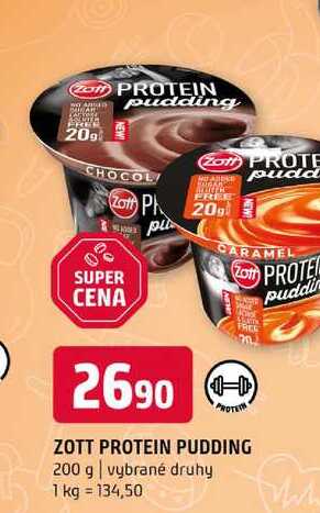 Zott protein pudding 200 g vybrané druhy