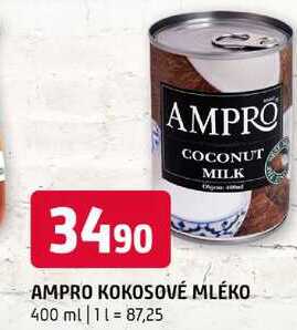 Ampro Kokosové mléko 400ml