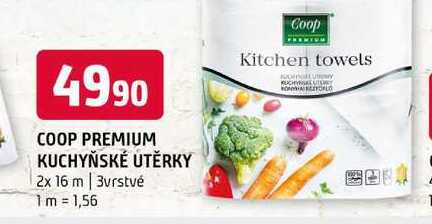 COOP PREMIUM KUCHYŇSKÉ UTĚRKY 2x 16 m 3vrstvé 