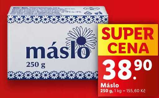 Máslo, 250 g