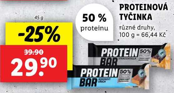 PROTEINOVÁ TYČINKA, 45 g