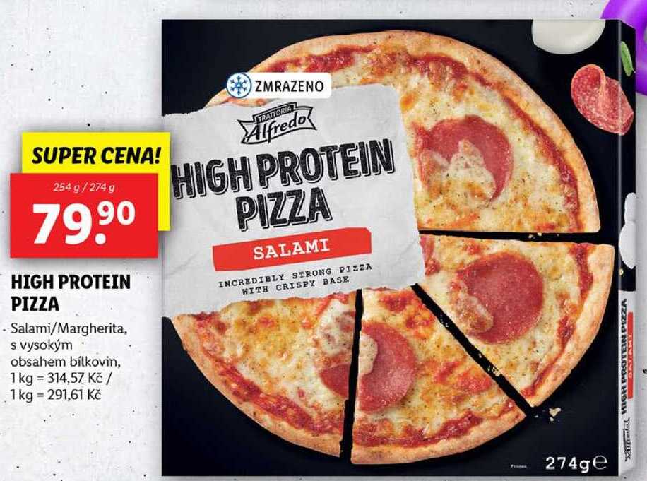 HIGH PROTEIN PIZZA, 254 g/274 g