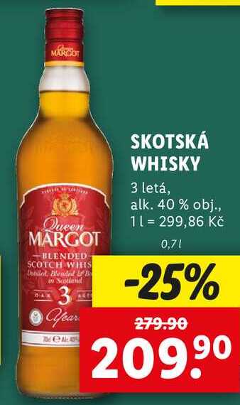 SKOTSKÁ WHISKY, 0,7 l