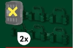 Nástěnný držák pro 20V akumulátor / aku šroubovák