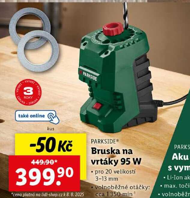 Bruska na vrtáky 95 W 