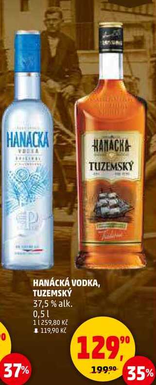 TUZEMSKÝ 37,5 % alk., 0,5 l