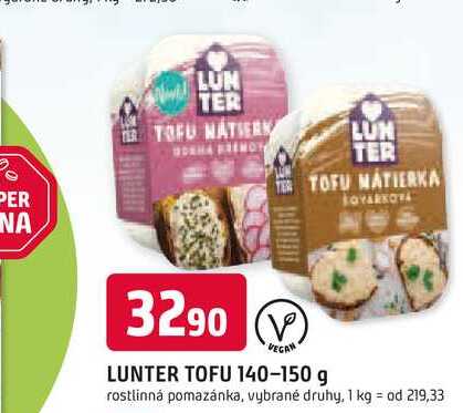 LUNTER TOFU 140-150 g 