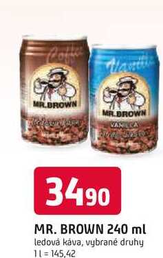 Mr. Brown Ledová káva 240ml