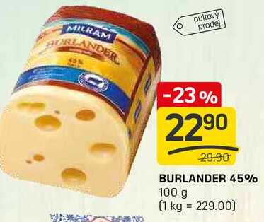 BURLANDER 45% 100g