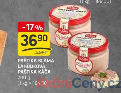 PAŠTIKA SLÁMA LAHŮDKOVÁ, PAŠTIKA KÁČA 200 g