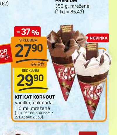 KIT KAT KORNOUT vanilka, čokoláda 110 ml, mražené 