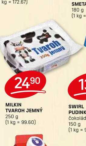 MILKIN TVAROH JEMNÝ 250 g