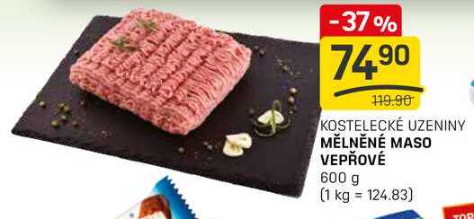 MĚLNĚNÉ MASO VEPŘOVÉ 600 g  