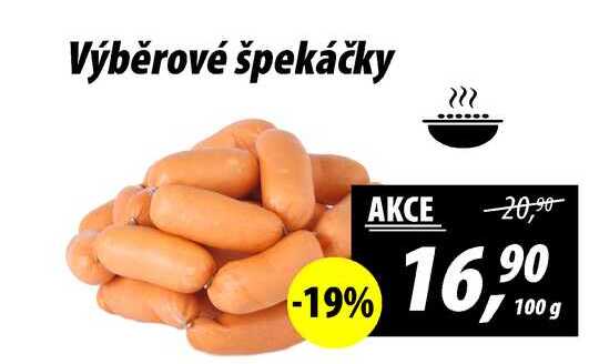 Výběrové špekáčky, 100 g 