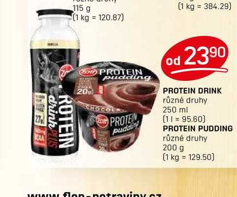 PROTEIN PUDDING různé druhy 200 g