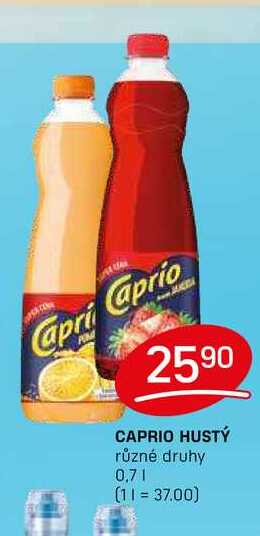 CAPRIO HUSTÝ různé druhy 0,7l