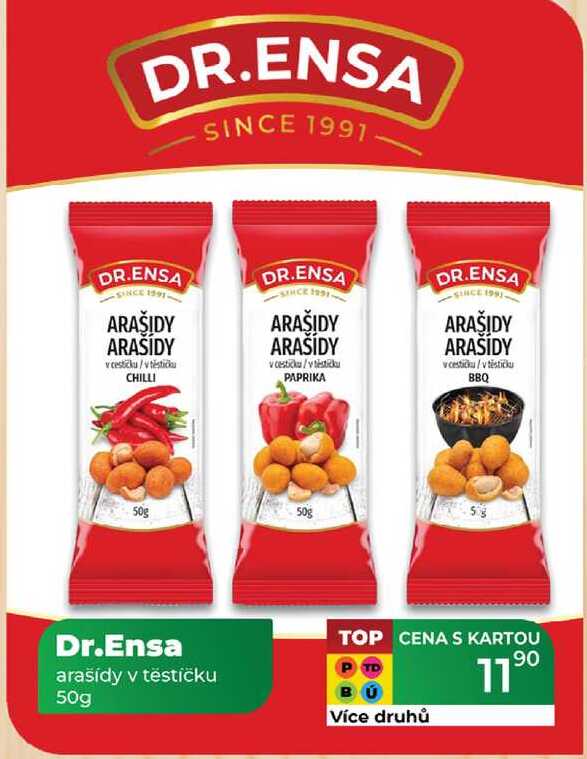 Dr.Ensa arašídy v těstíčku 50g 