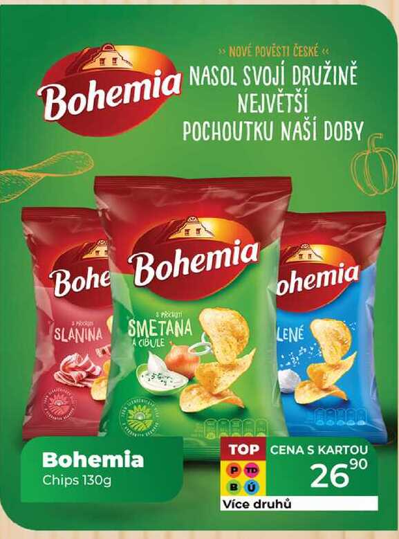 Bohemia Chips 130g  