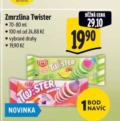 Zmrzlina Twister 70-80 ml