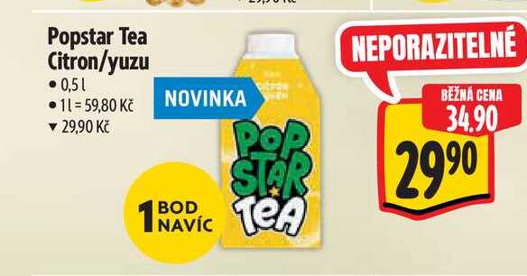 Popstar Tea Citron/yuzu 0,51