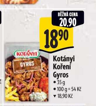   Kotányi Koření Gyros 35g 