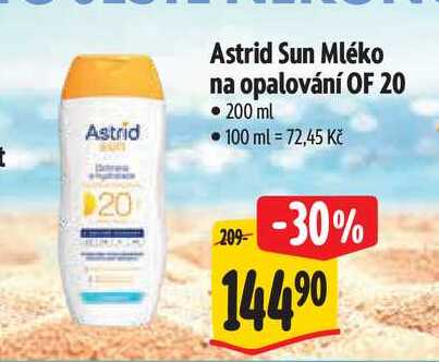 Astrid Sun hydratační mléko na opalování OF 20 200ml