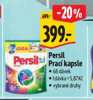  Persil Prací kapsle 68 dávek  